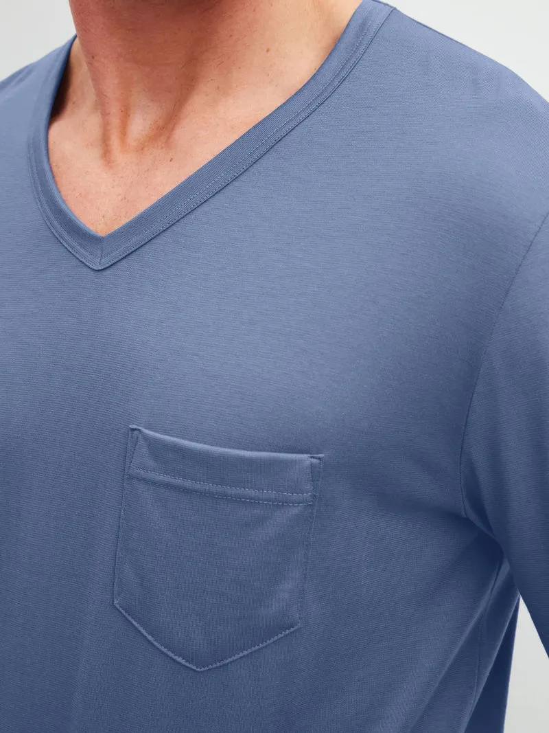 HERREN Pyjama mit Bündchen