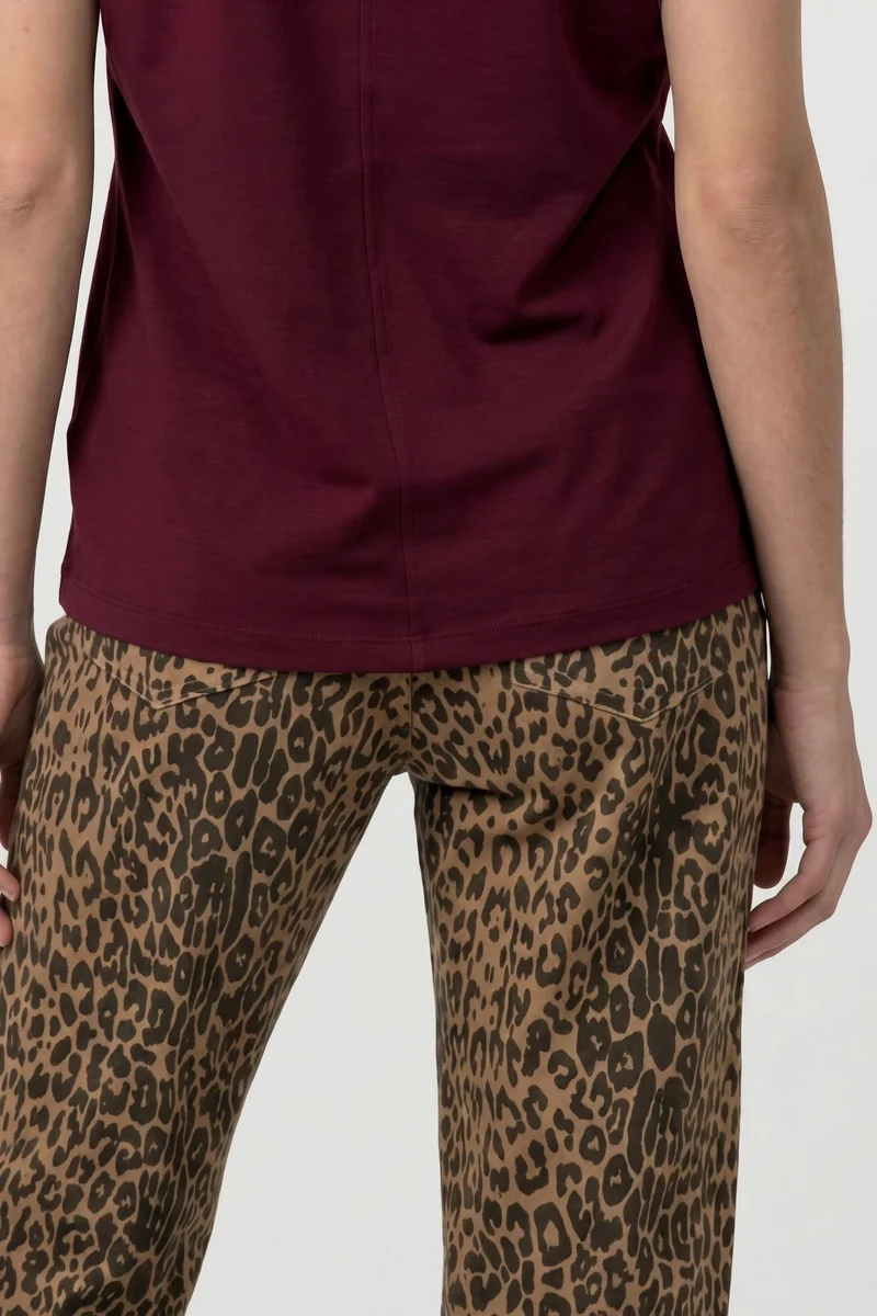Hose, brown sugar gemustert