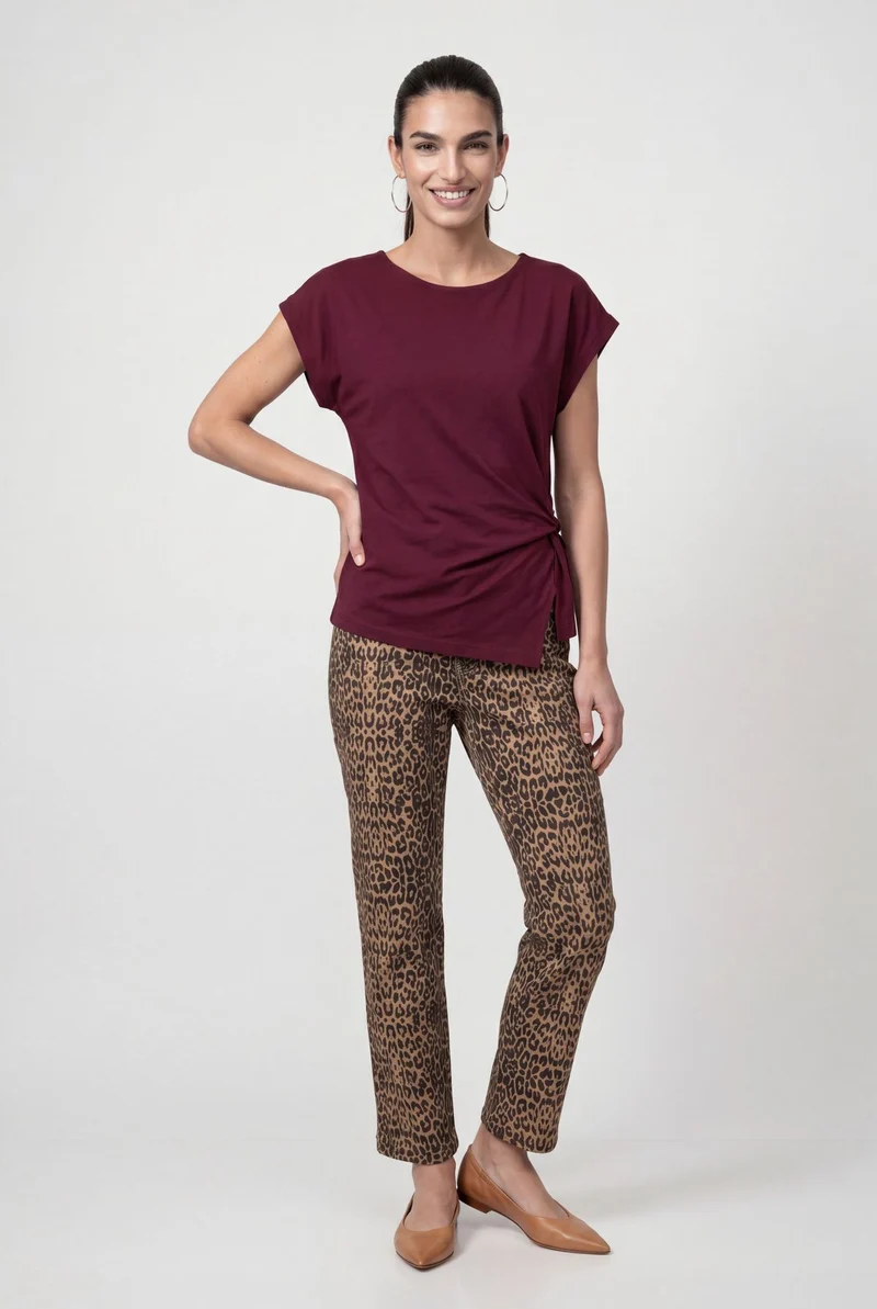 T-Shirt, dark bordeaux