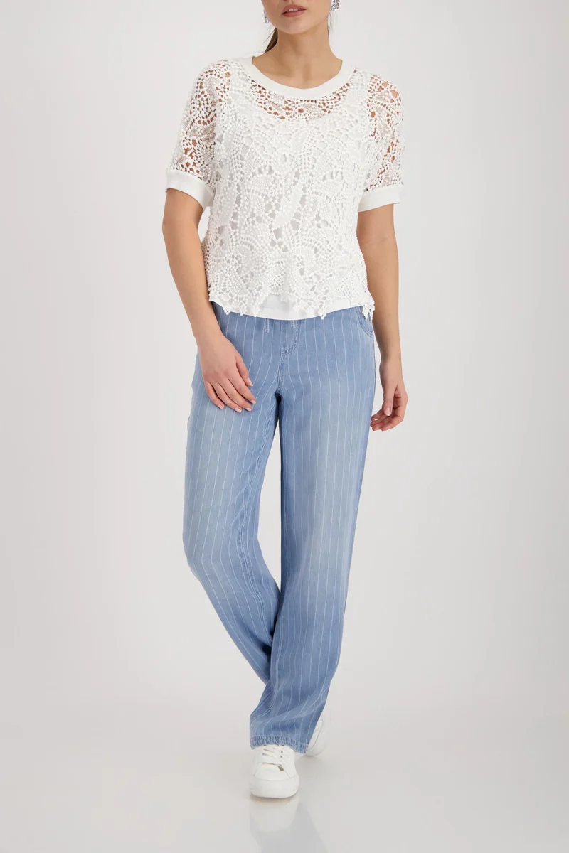 Pullover, cream