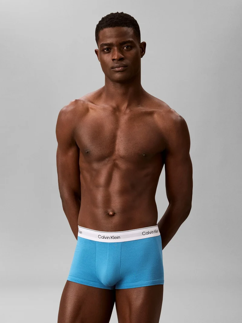 3 Pack Low Rise Trunks - Icon Cotton Stretch