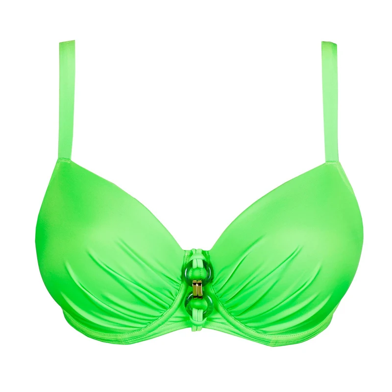PILON Neon Lime Unterlegter Bikini Balconette