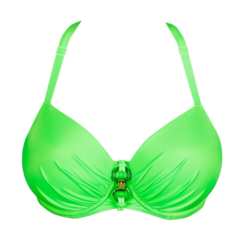 PILON Neon Lime Unterlegter Bikini Balconette