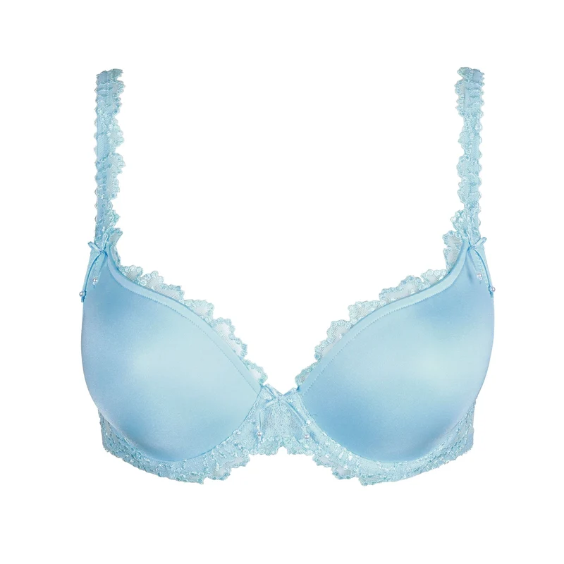JANE Milky Blue Unterlegter BH Herzform