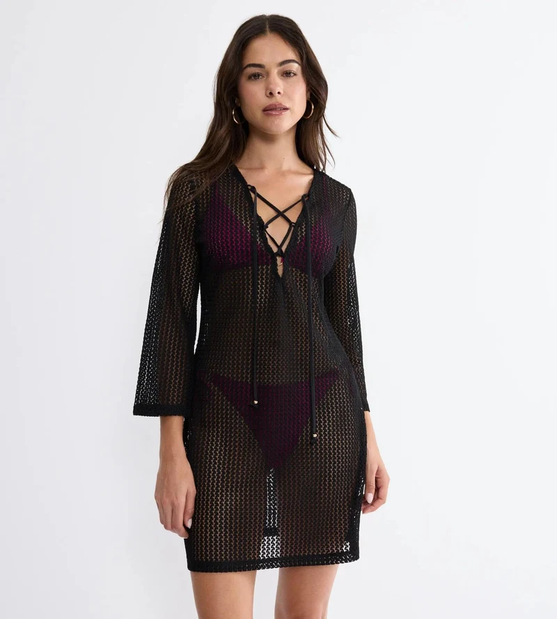 Beach MyWear Crochet Short Dress
