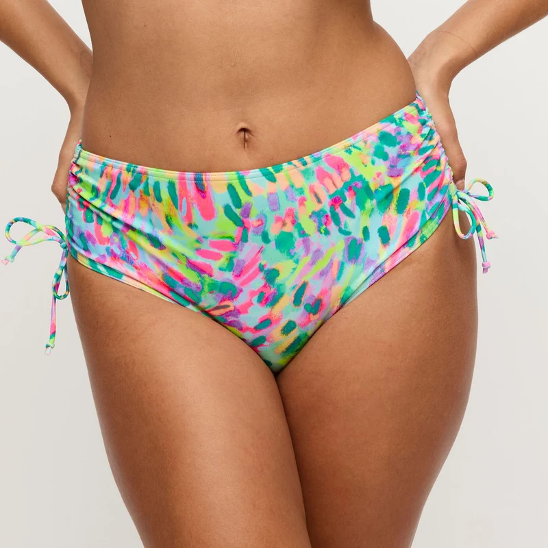 DOUALA Impressionist Summer Bikini Taillenslip m. Schnur