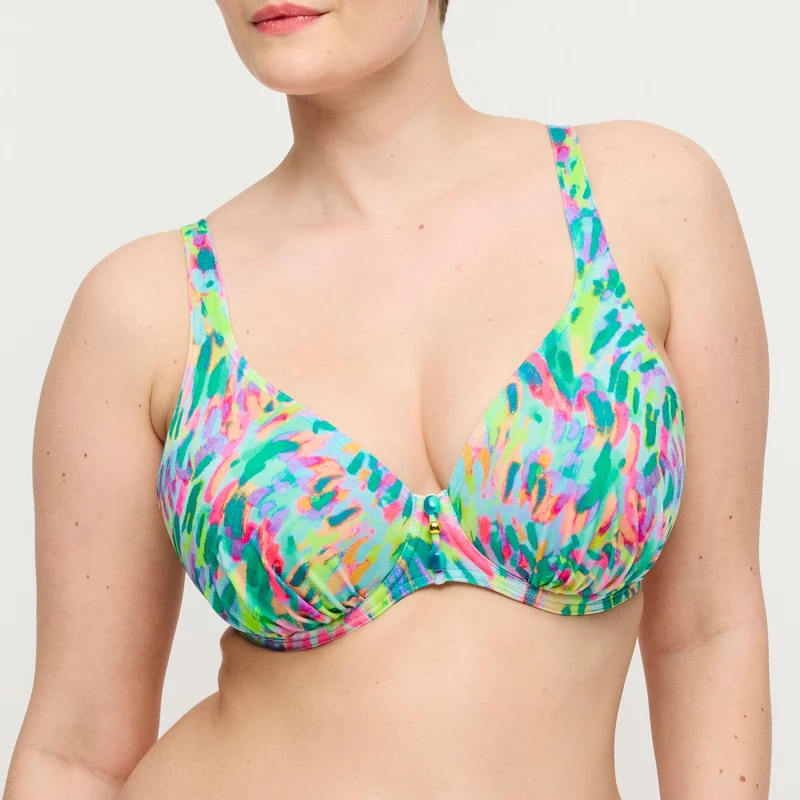DOUALA Impressionist Summer halb unterlegter Bikini tief.