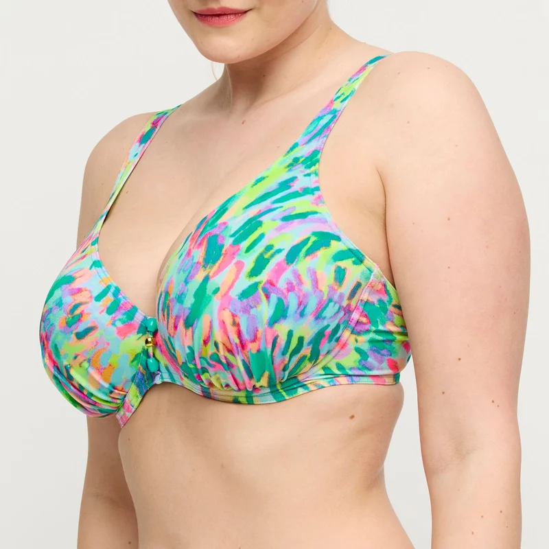 DOUALA Impressionist Summer halb unterlegter Bikini tief.