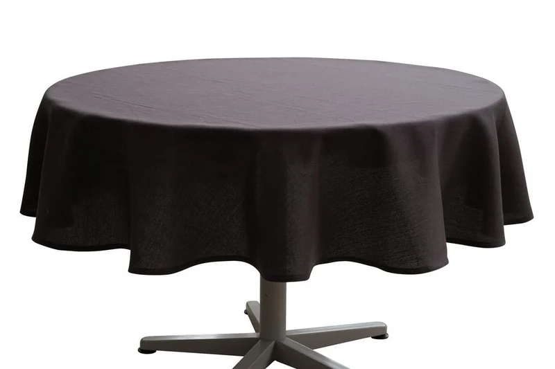 PANAMA Tischdecke rund - anthrazit - 170/0