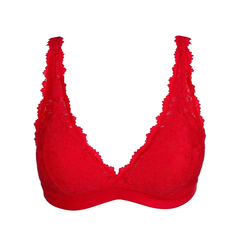 SOFT STUDIO true red unterlegtes Bralette