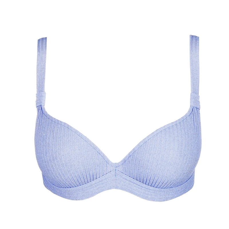 TINJIS Sparkling dusk Unterlegtes Bikini-Top tief.