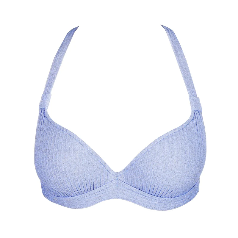 TINJIS Sparkling dusk Unterlegtes Bikini-Top tief.