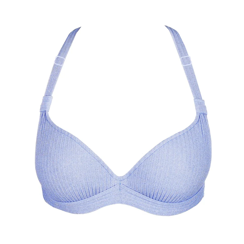 TINJIS Sparkling dusk Unterlegtes Bikini-Top tief.