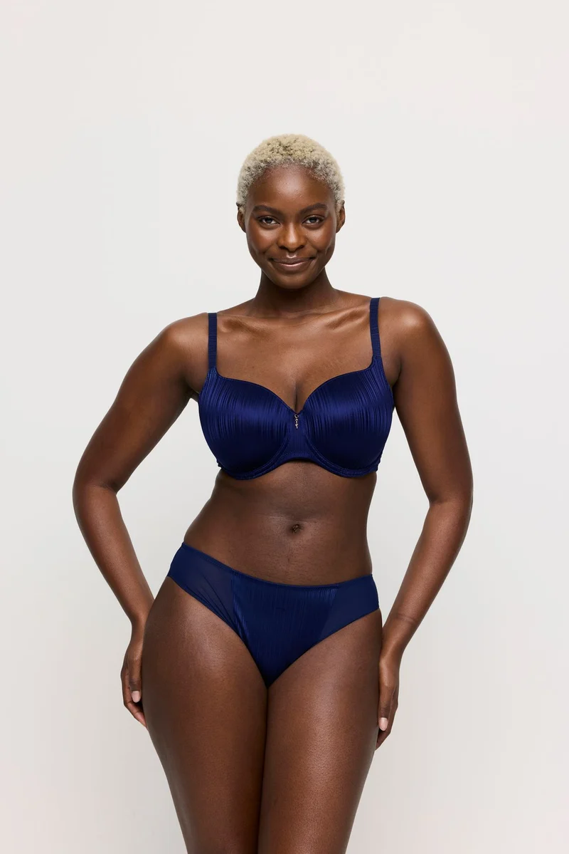 KNOKKE saphir blau Unterlegter BH Herzform