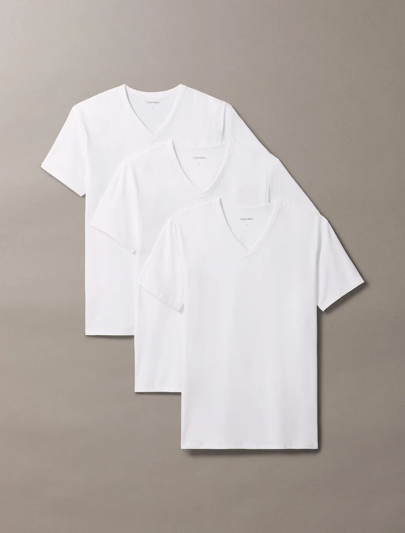 S/S V NECK 3PK