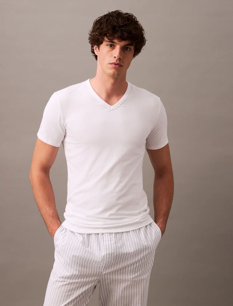 S/S V NECK 3PK
