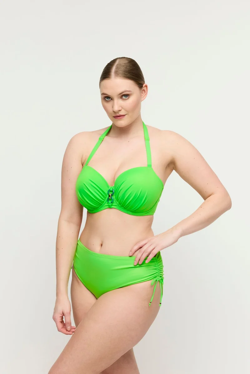 PILON Neon Lime Bikini Taillenslip m. Schnur