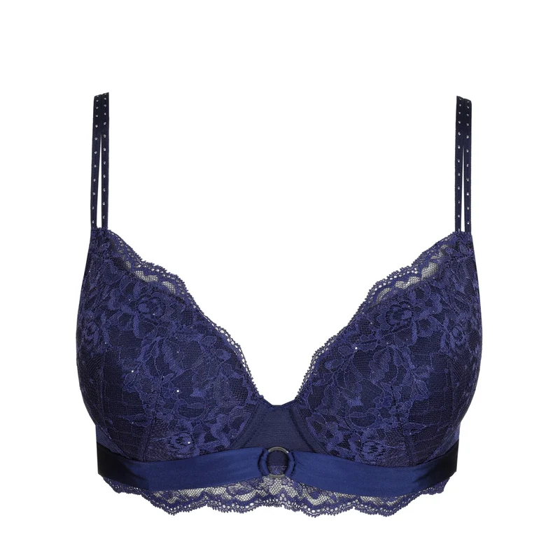 MUSEA saphir blau Unterlegter BH Herzform
