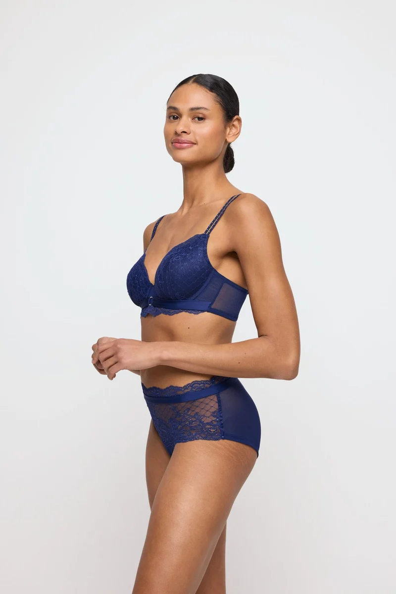 MUSEA saphir blau Unterlegter BH Herzform