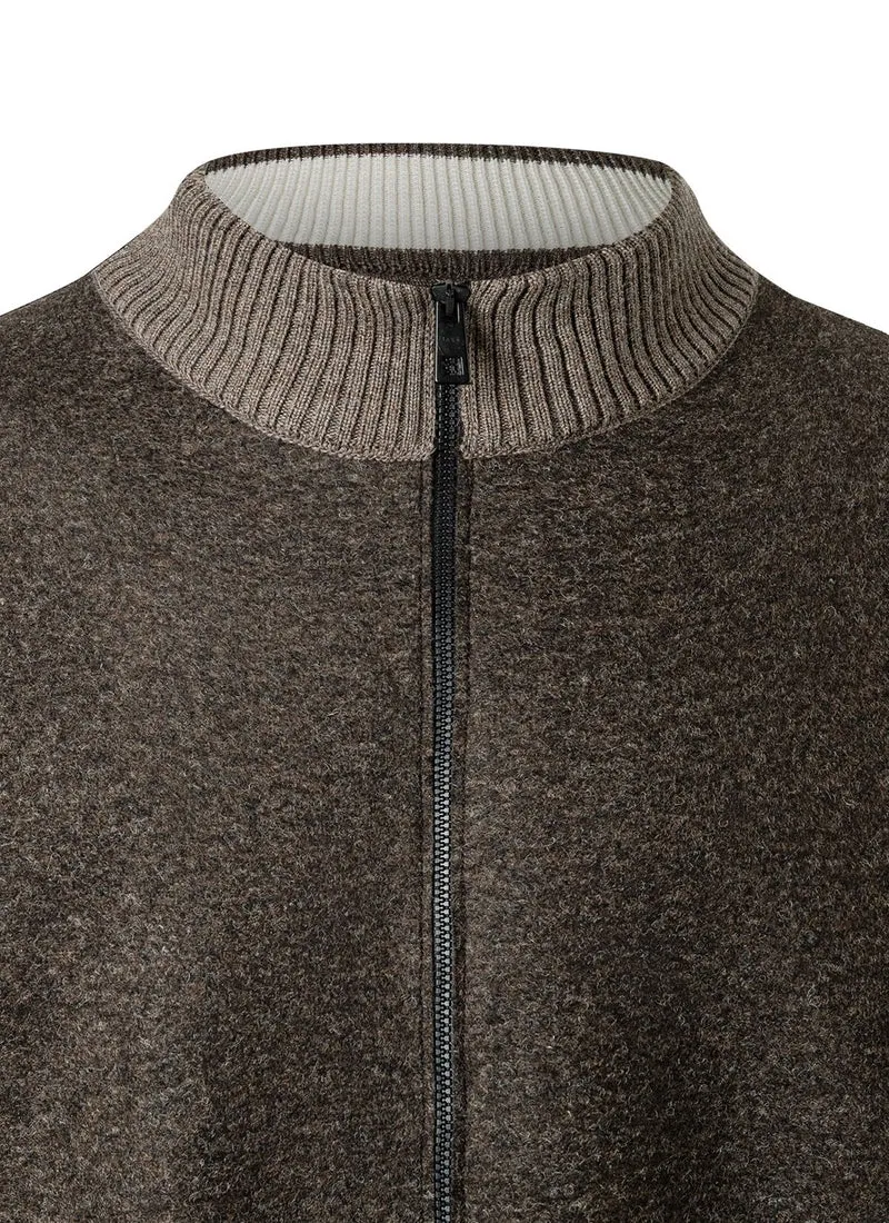 Strickjacke Zip 1/1 Arm
