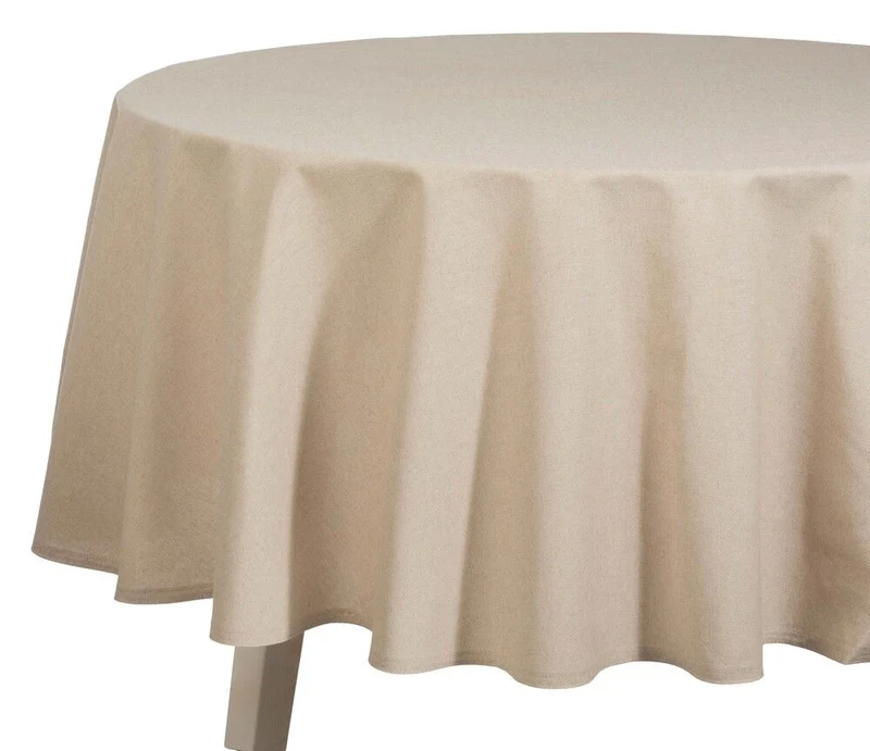 FARO Tischdecke rund - leinen - 170/0