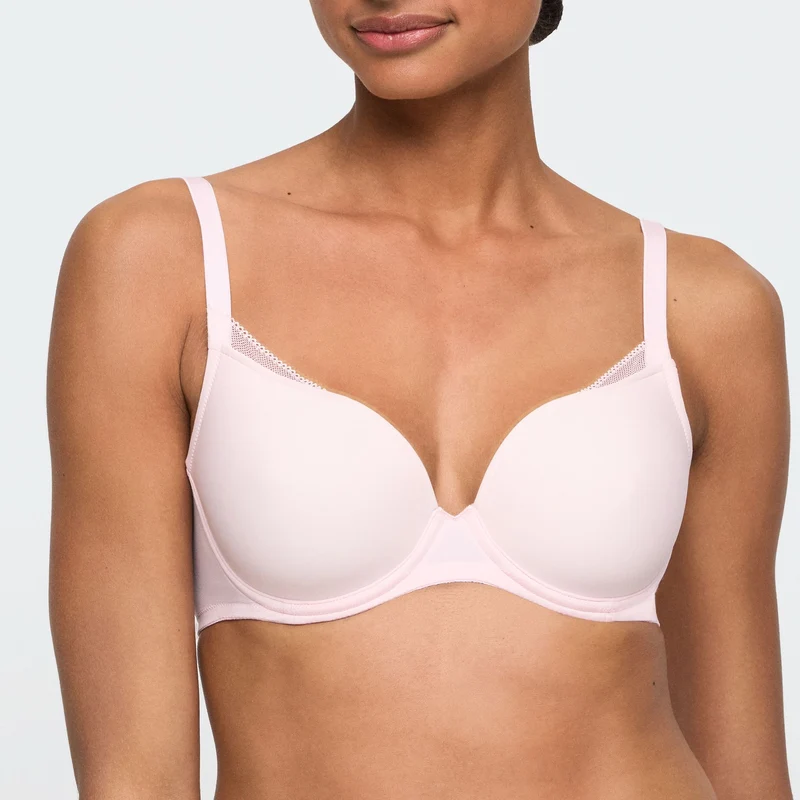 MILAO pastel pink Unterlegter BH Herzform