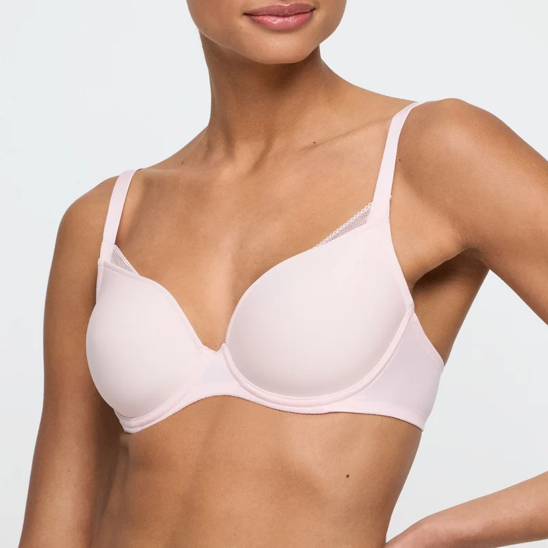 MILAO pastel pink Unterlegter BH Herzform