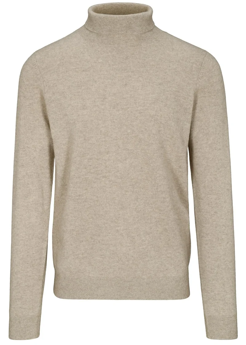 Rollkragen Pullover Basic,uni