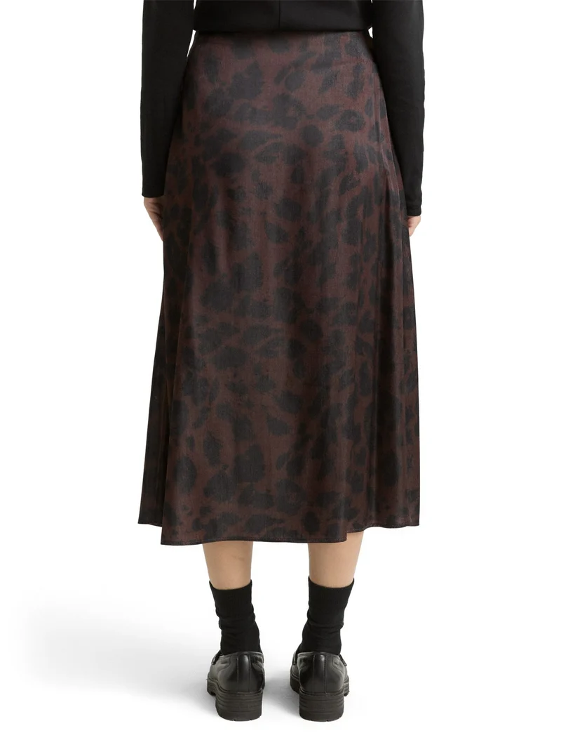 Satin Midi-Rock