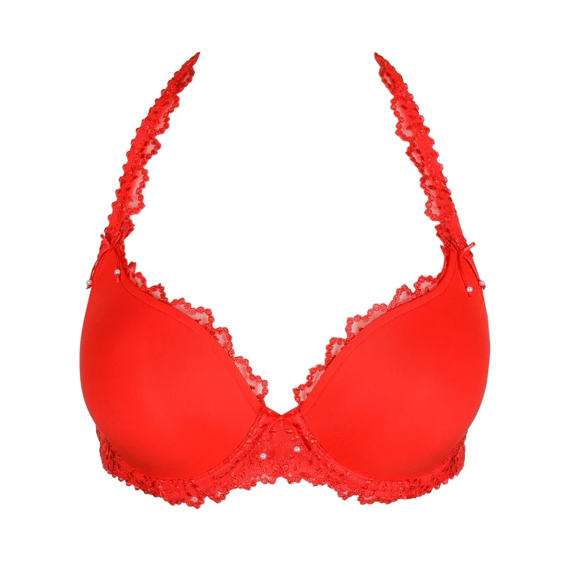 JANE true red Unterlegter BH Herzform