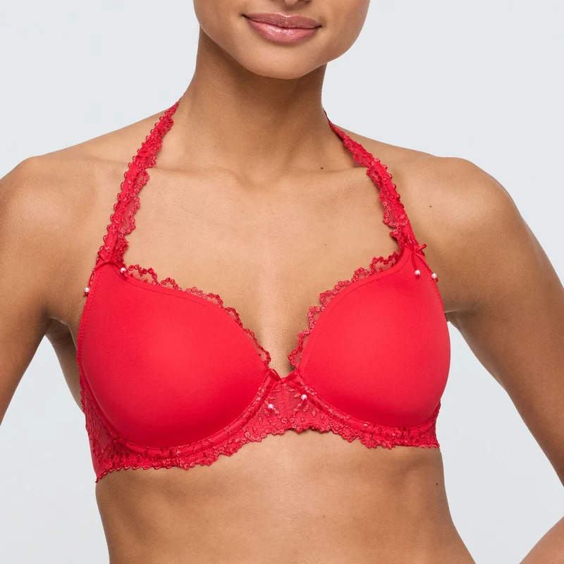 JANE true red Unterlegter BH Herzform