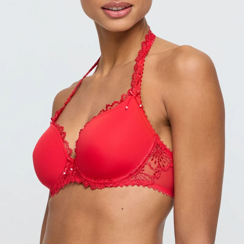 JANE true red Unterlegter BH Herzform