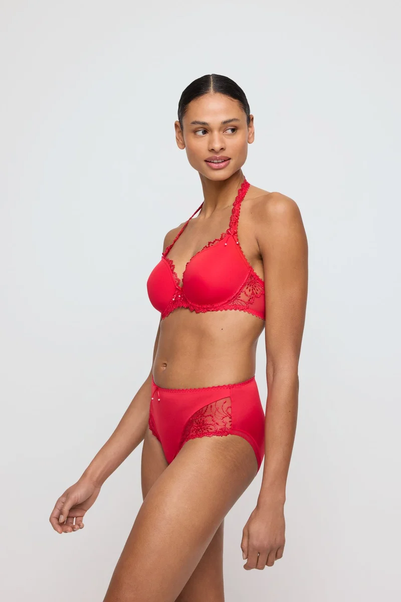 JANE true red Unterlegter BH Herzform