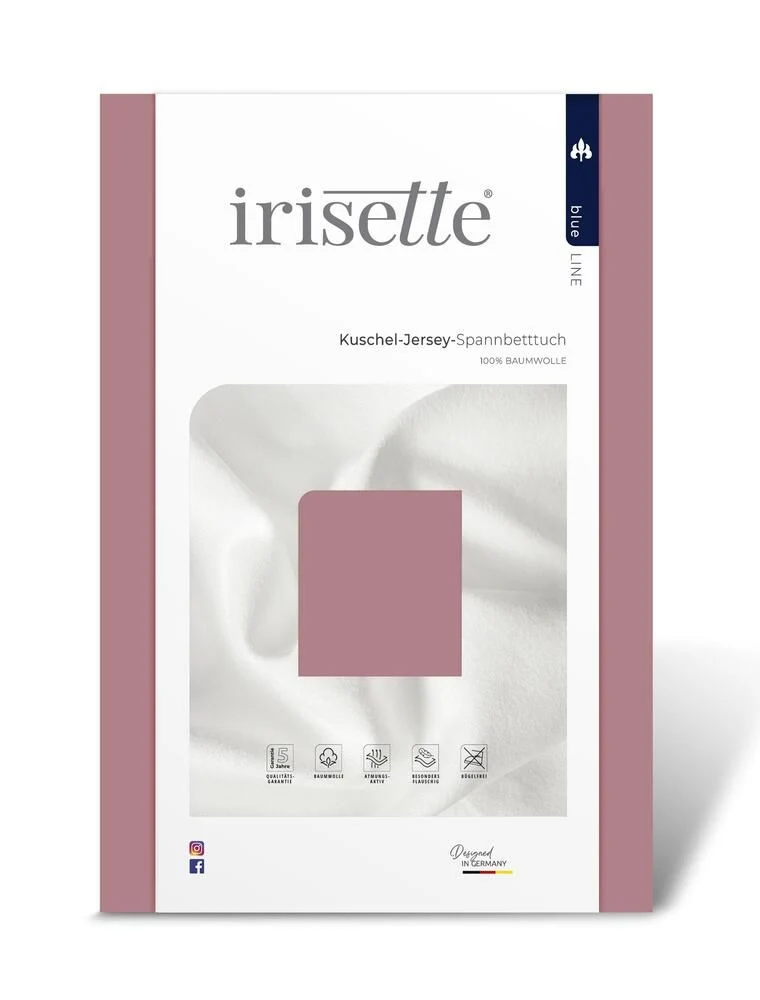Irisette Kuschel-Jersey Spannbetttuch Vesuv 0012