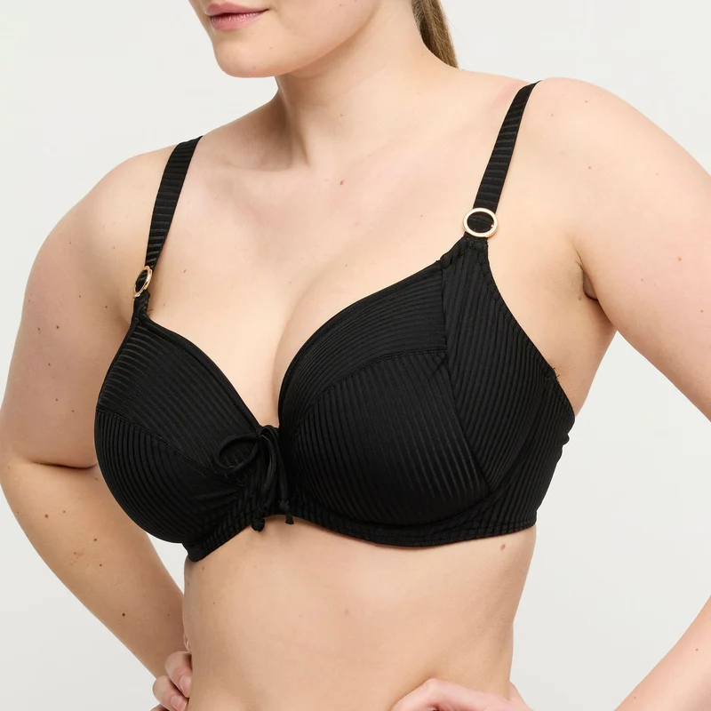 DELRAY schwarz Vollschalen Bikini-Top