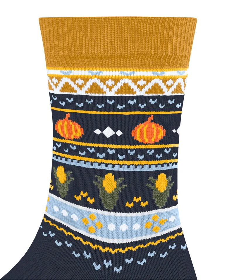 FALKE Pumpkin Fair Isle Kinder