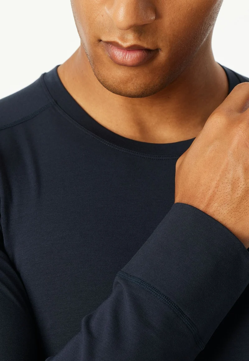 Langarmshirt Rundhals