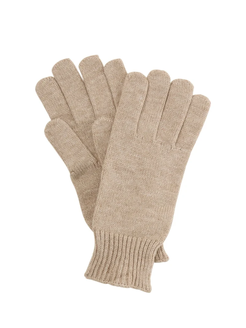 Handschuhe aus Rippstrick