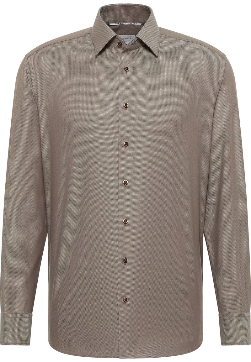 Dynamic Cotton Dobbydesign Langarm