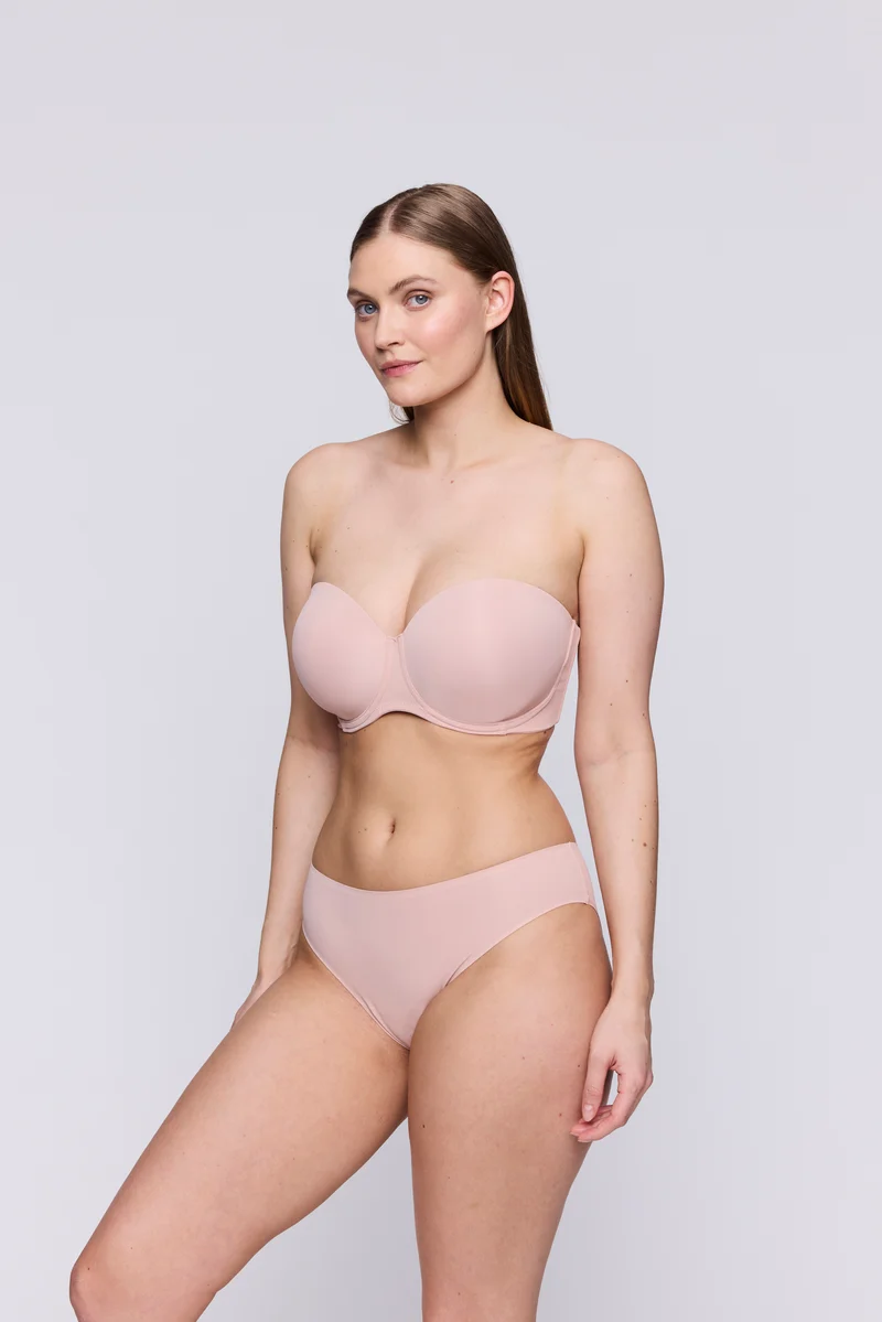 FIGURAS Powder Rose Unterlegter BH trägerlos