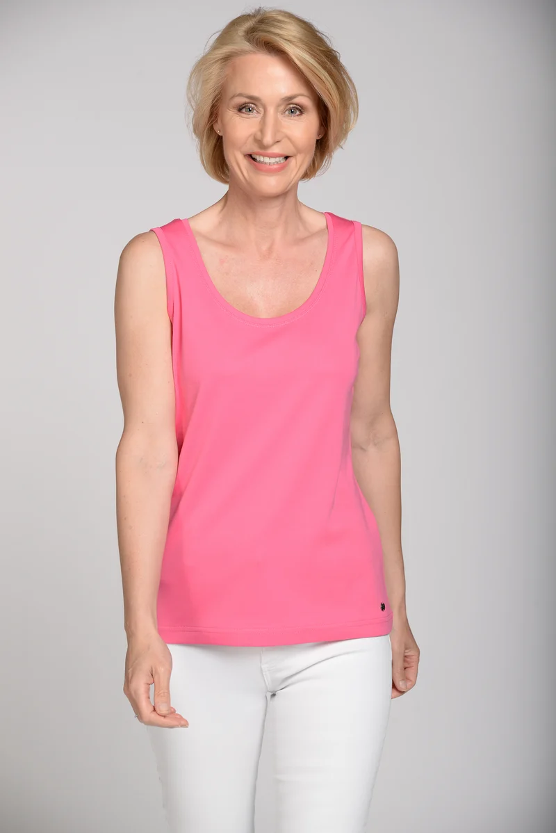 NOS Rdh.-Top, ohne Arm, uni