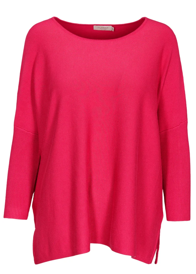 Poncho-Pullover, uni