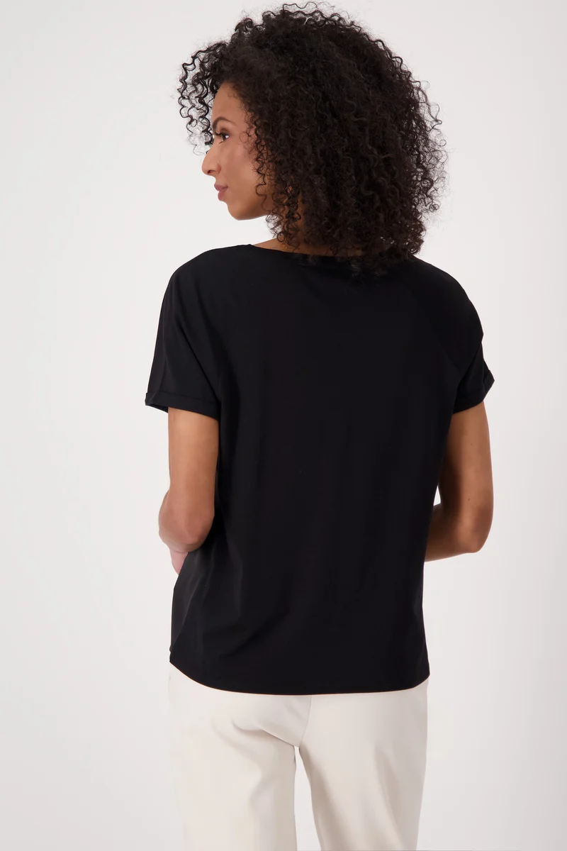 T-Shirt, schwarz