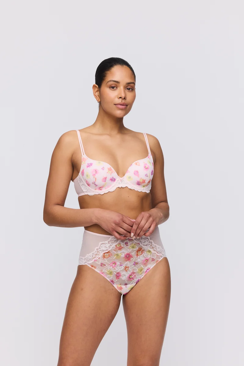 SELYNA gardenia rose Unterlegter BH Herzform
