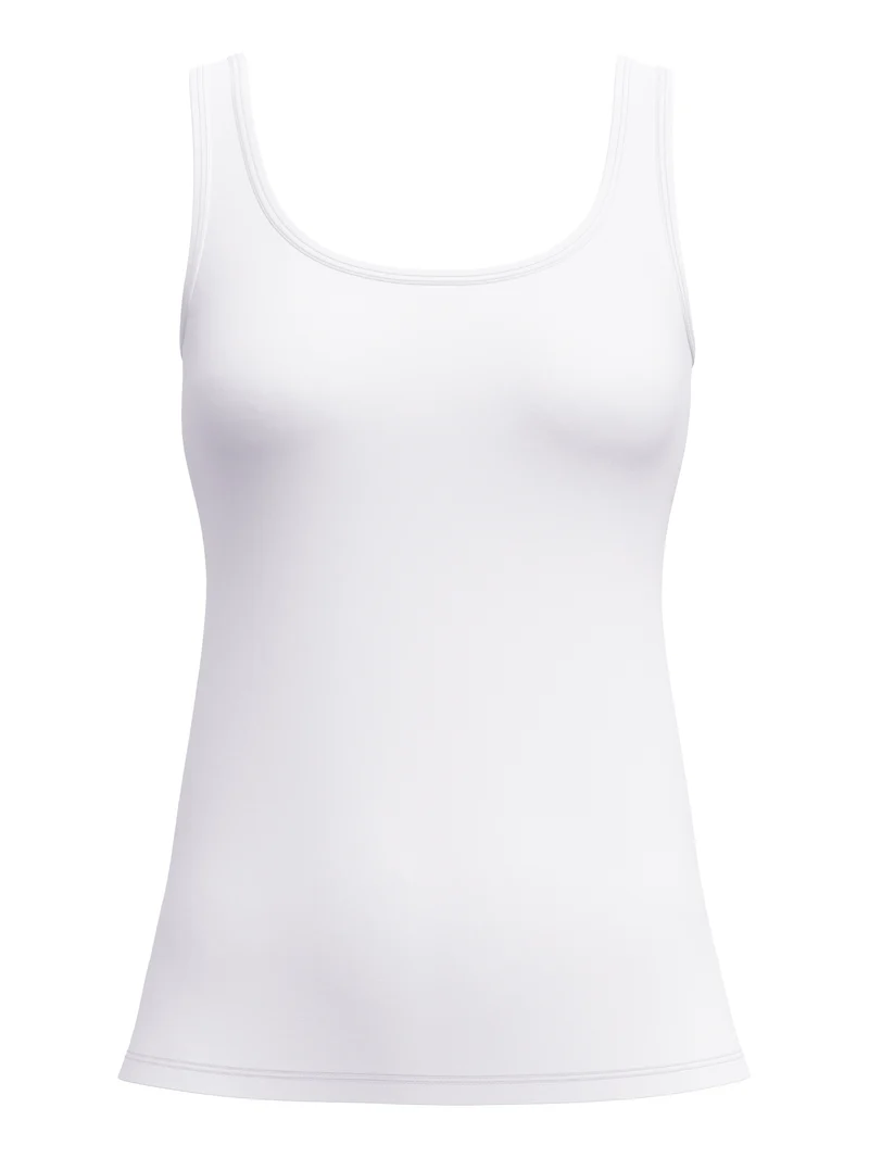 DAMEN Top ohne Arm, weiss