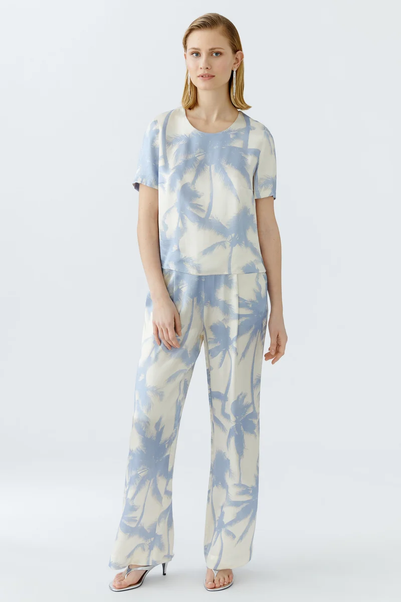 Bluse reiner Viskosesatin