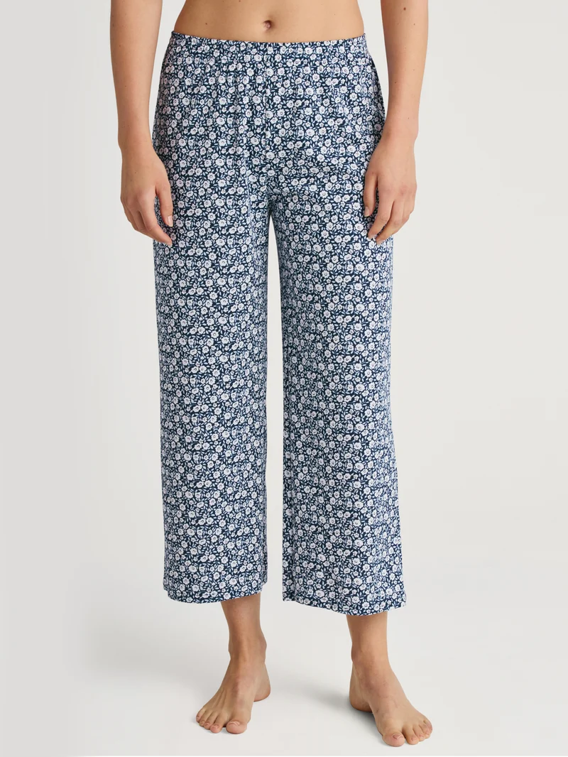 DAMEN Hose 7/8, peacoat blue