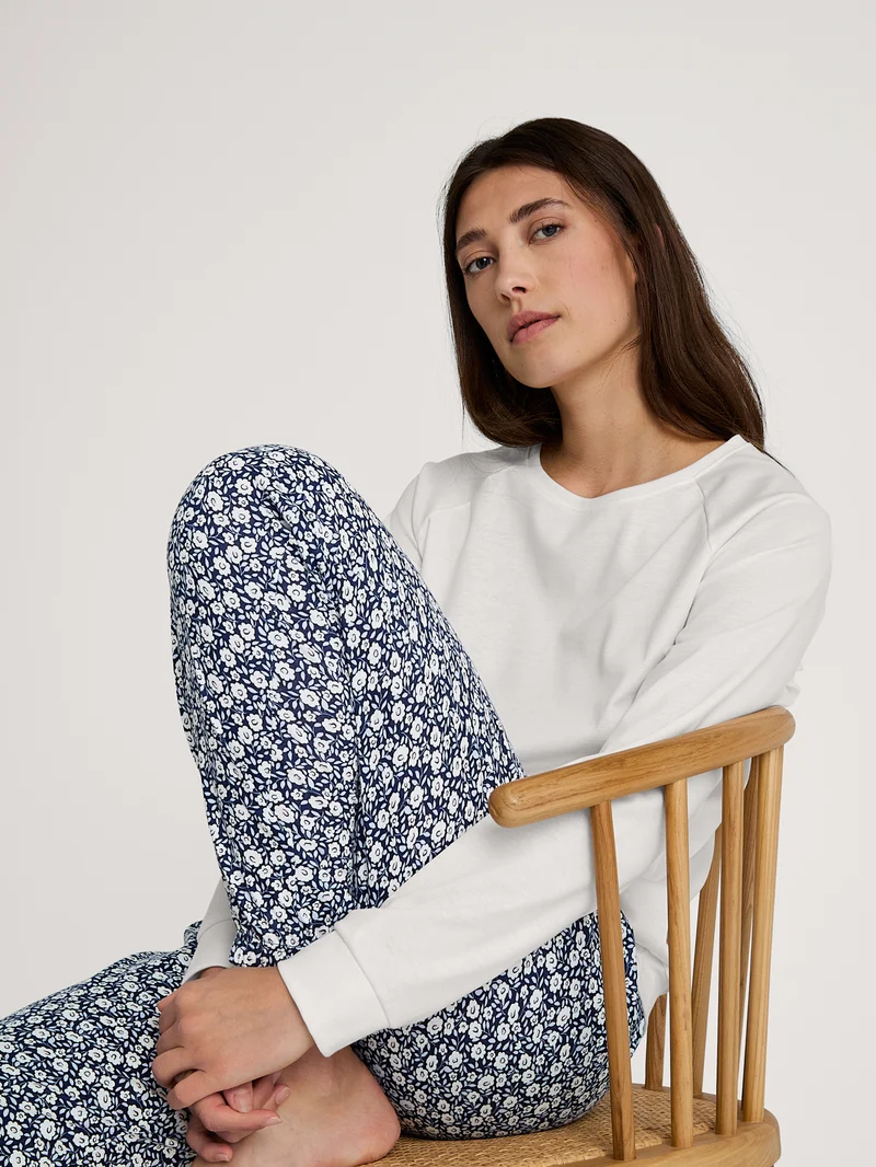 DAMEN Shirt langarm, star white