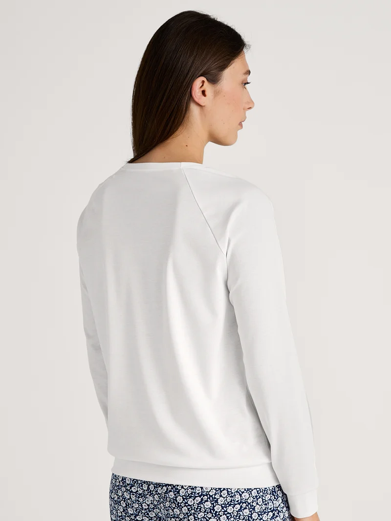 DAMEN Shirt langarm, star white