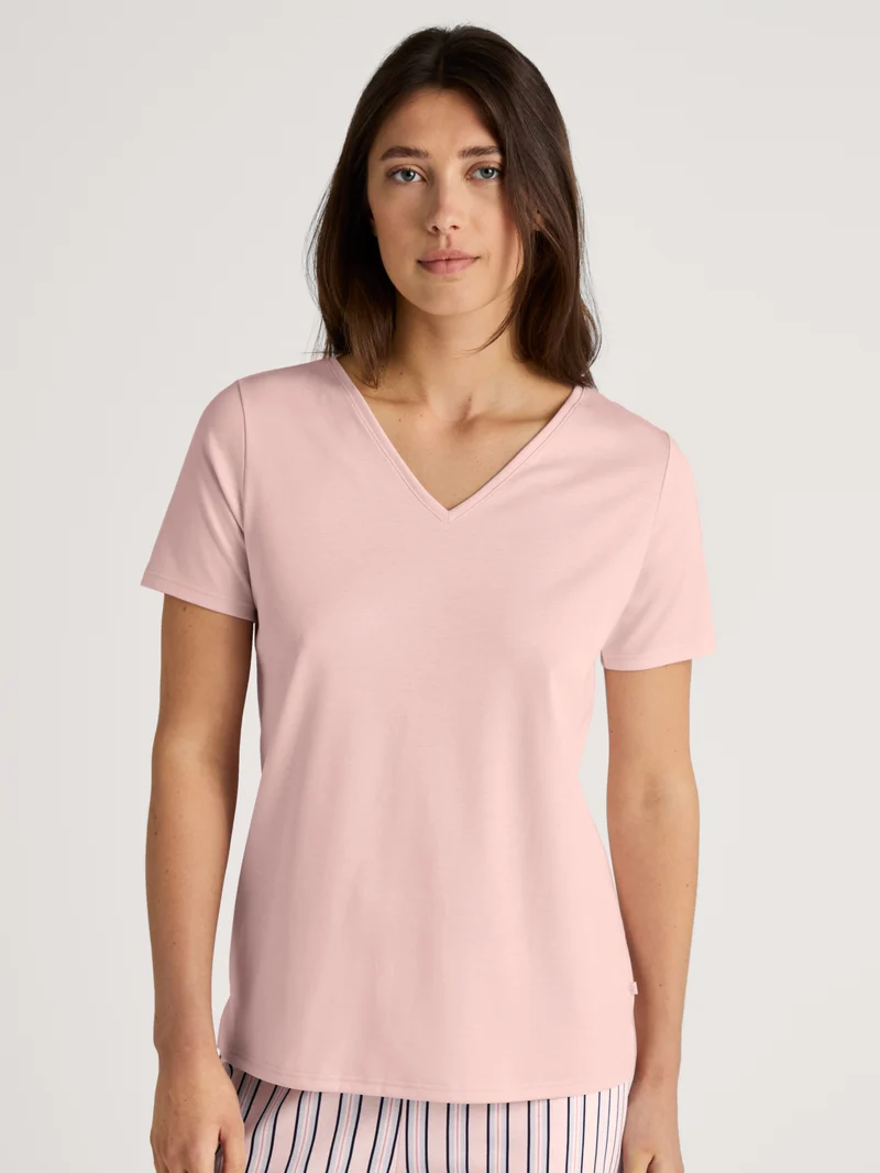 DAMEN Shirt kurzarm, pearl blush